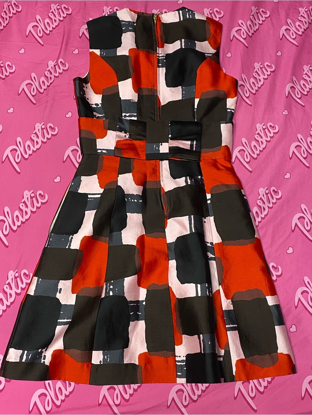 NWT Kate Spade New York Marti Tennyson Bow Back A Line Dress Sleeveless Pockets - Picture 2 of 4